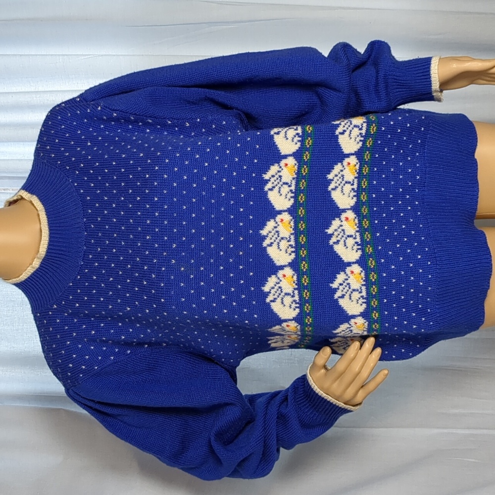 Karen Scott Blue Sweater Large